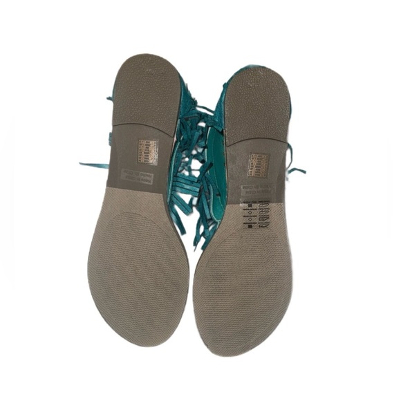 FOREVER 21 DELILAH SANDAL - CARIBBEAN BLUE SIZE 10 (NEW WITH TAGS) - Picture 4 of 4